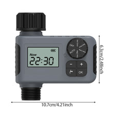 Load image into Gallery viewer, Automatic Water Timer Intelligent Irrigation Watering System Sprinkler Timer Garden Programmer Equipment IPX7 LCD Display