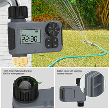 Load image into Gallery viewer, Automatic Water Timer Intelligent Irrigation Watering System Sprinkler Timer Garden Programmer Equipment IPX7 LCD Display