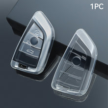 Load image into Gallery viewer, Soft TPU Car Remote Key Case Cover Shell Fob Keyless Bag For BMW X1 X3 X5 X6 X7 1 3 5 6 7 Series G20 G30 G11 F15 F16 G01 G02 F48