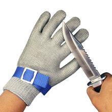 Load image into Gallery viewer, 1Pc Wear-resistant Stainless Steel Metal Gardening Tools Mesh Butcher Mittens Safety Cut Proof Protection Gloves Stab Resistant Gloves