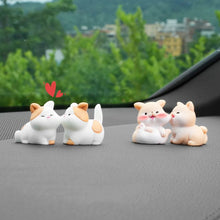 Load image into Gallery viewer, 2Pcs Car Accessories Cute Cartoon Kiss Face Friendly Animals Ornament Auto Interior Dashboard for Girls Gifts Drop
