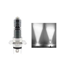 Load image into Gallery viewer, Universal 9V-80V 2000LM Dual Color Headlight Bulbs BA20D H4 H4Mini LED Motorcycle Hight BA20D Scooter Motobike Head Lamp