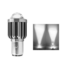 Load image into Gallery viewer, Universal 9V-80V 2000LM Dual Color Headlight Bulbs BA20D H4 H4Mini LED Motorcycle Hight BA20D Scooter Motobike Head Lamp