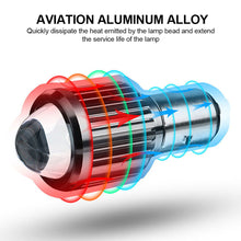 Load image into Gallery viewer, Universal 9V-80V 2000LM Dual Color Headlight Bulbs BA20D H4 H4Mini LED Motorcycle Hight BA20D Scooter Motobike Head Lamp