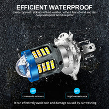Load image into Gallery viewer, P15d BA20d H6 Motorcycle Led Headlight Led H4 Motorcycle Light Headlight With Lens Moto Signal Lamp Hi Lo Beam Fog Lamp 12v 24v 6000k