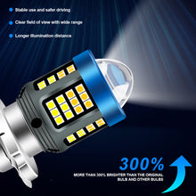 Load image into Gallery viewer, P15d BA20d H6 Motorcycle Led Headlight Led H4 Motorcycle Light Headlight With Lens Moto Signal Lamp Hi Lo Beam Fog Lamp 12v 24v 6000k