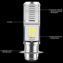 Load image into Gallery viewer, P15D H4 LED Motorcycle Headlight Moto Bulbs For MotorBike Scooter ATV HeadLamp 9V-85V 6000K LED Lamp Motorcycle DRL Lights