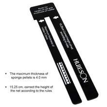Load image into Gallery viewer, 1PC ABS Table Tennis Table Standard Measuring Ruler Measuring Mesh High Sponge Rubber Sheet Thickness Table Tennis Accessories