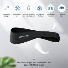 Load image into Gallery viewer, 1PC Outdoor Sports Widened Sweatband High Elastic Tail Band Design Cycling Fitness Running Ice Silk Breathable Headband