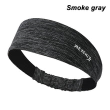 Load image into Gallery viewer, 1PC Outdoor Sports Widened Sweatband High Elastic Tail Band Design Cycling Fitness Running Ice Silk Breathable Headband