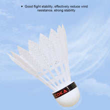 Load image into Gallery viewer, 3/6/12PCS Nylon Badminton Foam Ball Head Wear-Resistant Durable Windproof Badminton Competition Training Supplies