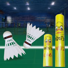 Load image into Gallery viewer, 3/6/12PCS Nylon Badminton Foam Ball Head Wear-Resistant Durable Windproof Badminton Competition Training Supplies
