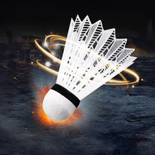 Load image into Gallery viewer, 3/6/12PCS Nylon Badminton Foam Ball Head Wear-Resistant Durable Windproof Badminton Competition Training Supplies