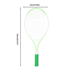 Load image into Gallery viewer, 21" Children's Macaron Tennis Racquet Iron Alloy Material Wear-Resistant Durable Beginner Tennis Trainer