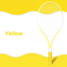 Load image into Gallery viewer, 21" Children's Macaron Tennis Racquet Iron Alloy Material Wear-Resistant Durable Beginner Tennis Trainer