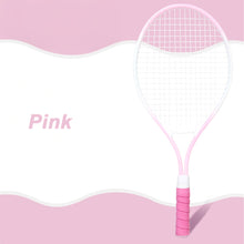 Load image into Gallery viewer, 21" Children's Macaron Tennis Racquet Iron Alloy Material Wear-Resistant Durable Beginner Tennis Trainer