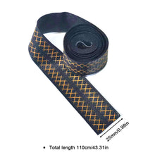 Load image into Gallery viewer, 1PC 110*2.5CM PU Leather Maze XX Pattern Sweatband Wear-Resistant Anti-Slip Slingshot Racket Fishing Rod Winding Band