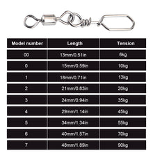 Load image into Gallery viewer, 10PCS Lure Square Pin Connector Corrosion Resistant Stainless Steel Quick Conversion Hook Sea Fishing Accessories