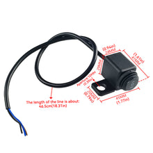 Load image into Gallery viewer, Plastic Motorcycle Modified Switches Rearview Mirror Base Headlight Spotlight Double Flashing Multi-Function Switches