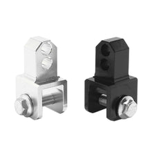 Load image into Gallery viewer, Motorcycle Modify Rear Shock Round End Change Fork End Accessories Dual Fork Port Rear Shock Height Increase Part with 10mm 15mm Holes
