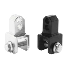 Load image into Gallery viewer, Motorcycle Modify Rear Shock Round End Change Fork End Accessories Dual Fork Port Rear Shock Height Increase Part with 10mm 15mm Holes