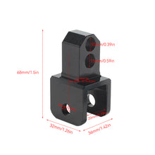 Load image into Gallery viewer, Motorcycle Modify Rear Shock Round End Change Fork End Accessories Dual Fork Port Rear Shock Height Increase Part with 10mm 15mm Holes