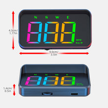 Load image into Gallery viewer, Car Colorful Digital GPS HUD Head Display Speedometer Speed Meter for Truck Plug and Play Auto Part Accessories with KMH or MPH Display