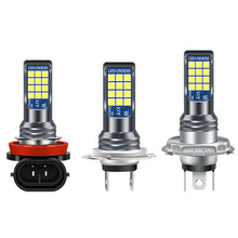 Load image into Gallery viewer, Car Headlight Mini H7 11 H8 LED Bulb Double Color Head Lamp Wireless LED Chips 3030 Fog Bulb 6000K White DC12V