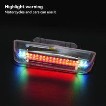 Load image into Gallery viewer, Solar Power Car Warning 20LED Flashing Light Night Ride Tail Light Anti-rear Strobe Light for Motorcycle Electric Vehicle Bicycle