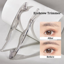Load image into Gallery viewer, Double-ended Eyebrow Trimmer Macro Scratch-proof Safe Eyebrow Razor Portable Washable Durable Eyebrow Trimmer Beauty Tool