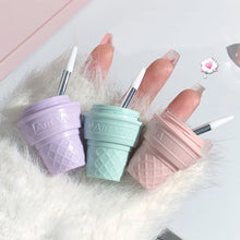 Load image into Gallery viewer, 3 Colors Moisturizing Hydrating Solid Lip Gloss Long-lasting Non-sticky Anti-cracking Ice Cream Shape Lipstick Lip Care