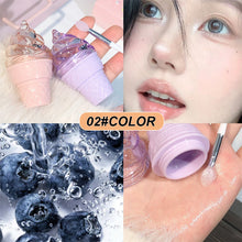 Load image into Gallery viewer, 3 Colors Moisturizing Hydrating Solid Lip Gloss Long-lasting Non-sticky Anti-cracking Ice Cream Shape Lipstick Lip Care
