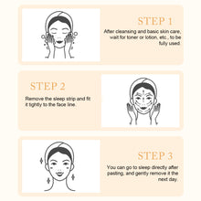 Load image into Gallery viewer, Sodium Hyaluronate Anti-wrinkle Patches Moisturizing Fading Fine Lines Lifting Tightening Anti-wrinkle Sleeping Patches Skin Care