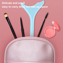 Load image into Gallery viewer, Double-headed Multifunctional Silicone Eye Makeup Aid Mascara Brush Eyeliner Eyeshadow Lipstick Baffle Washable Portable Beauty Tool