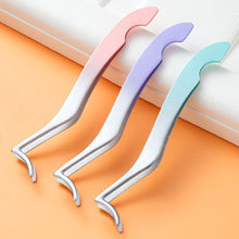 Load image into Gallery viewer, Stainless Steel Gradient False Eyelash Tweezer Portable Convenient False Eyelash Auxiliary Tweezers Beauty Makeup Tool