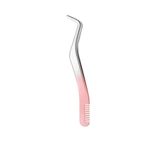 Load image into Gallery viewer, Stainless Steel Gradient False Eyelash Tweezer Portable Convenient False Eyelash Auxiliary Tweezers Beauty Makeup Tool