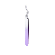 Load image into Gallery viewer, Stainless Steel Gradient False Eyelash Tweezer Portable Convenient False Eyelash Auxiliary Tweezers Beauty Makeup Tool