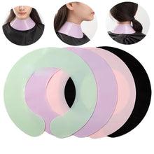 Load image into Gallery viewer, Silicone Neck Protection Shawl Hair Cutting Dyeing Neck Cape Washable Self-adhesive Soft Silicone Pad Hair Styling Tool