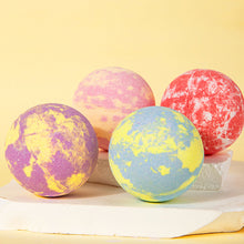 Load image into Gallery viewer, Mixed Color Instant Bath Salt Ball Essential Oil Bath Bubble Ball Gentle Cleaning Moisturizing Nourishing Fragrance Bath Ball