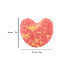 Load image into Gallery viewer, Love Shaped Bath Salt Ball Essential Oil Bath Bubble Ball Moisturizing Nourishing Skin Care Fragrant Body Cleansing Shower Ball