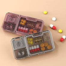 Load image into Gallery viewer, Multifunctional Pill Box Cutting Grinding Storing Medicine Sealed Box Moistureproof Dustproof Portable Divided Medicine Box
