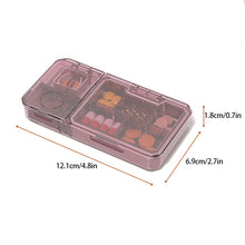 Load image into Gallery viewer, Multifunctional Pill Box Cutting Grinding Storing Medicine Sealed Box Moistureproof Dustproof Portable Divided Medicine Box