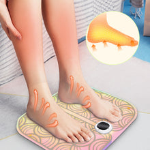 Load image into Gallery viewer, Rechargeable EMS Colorful Intelligent Foot Massage Pad Relax Body Promote Blood Circulation Micro-current Pulse Acupoints Foot Massager