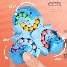 Load image into Gallery viewer, Fidget Spinner 6-sided Cube 2-in-1 Puzzle Decompression Toy Compact Portable Creative Stereo Flip Rotating Educational Toy