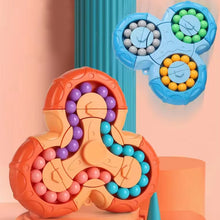 Load image into Gallery viewer, Fidget Spinner 6-sided Cube 2-in-1 Puzzle Decompression Toy Compact Portable Creative Stereo Flip Rotating Educational Toy