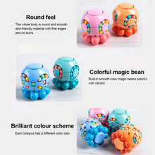 Load image into Gallery viewer, Octopus Decompression Toy Versatile Rotatable Fidget Spinner Compact Portable Creative Puzzle Cube Toy for Children Adults