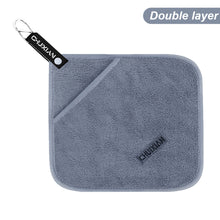 Load image into Gallery viewer, 1PC Lure Special Fishing Towel With Hook Absorbent Decontamination Thickened Cleaning Cloth Fishing Supplies