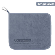 Load image into Gallery viewer, 1PC Lure Special Fishing Towel With Hook Absorbent Decontamination Thickened Cleaning Cloth Fishing Supplies