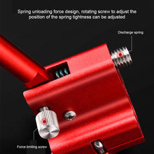 Load image into Gallery viewer, Large Object Rear Padlock Rod Anti-Fall Off Bracket Head Buffer Unloading Rod Support Turret Fishing Supplies