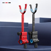 Load image into Gallery viewer, Large Object Rear Padlock Rod Anti-Fall Off Bracket Head Buffer Unloading Rod Support Turret Fishing Supplies